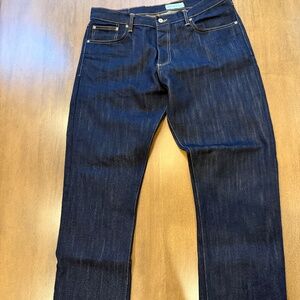 Gustin Selvedge Jeans | Gold Fire Raw | Actual 37x32 | Cone Mills | Made in USA